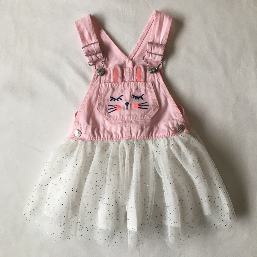 Bunny overalls dress size 18 months OshKosh Easter
